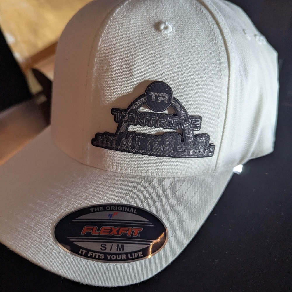 White Flexfit Cap with YOUR Logo